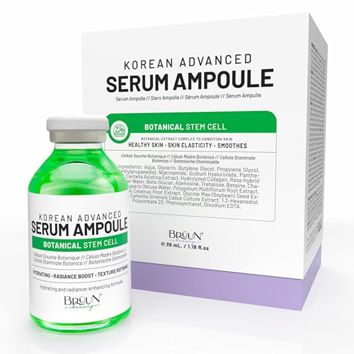BR?UN SC - Control Botanical Stem Cell Ampoule - Korean Serum Booster for Face and Body Skin Care Serum 1.18 fl.oz