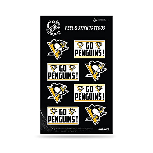 Rico Industries NHL Hockey Colorado Avalanche Vertical Tattoo Peel & Stick Temporary Tattoos - Eye Black - Game Day Approved!