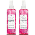 HERITAGE STORE Rosewater & Glycerin 2-pack - Hydrating Facial Mist - Dry Combination Skin Care - Rose Water Spray with Vegetable Glycerine - Made Without Dyes or Alcohol, Hypoallergenic, Vegan, 8oz ea
