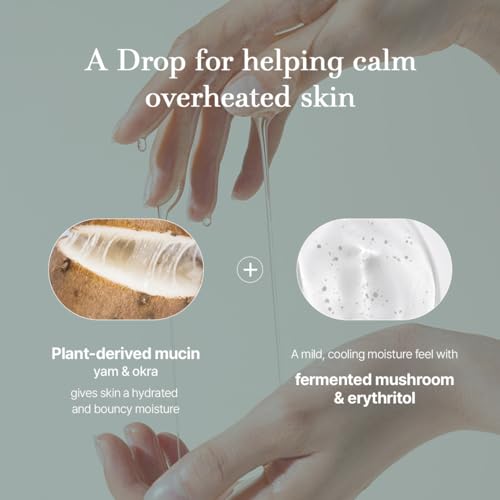 starlike Phyto Mucin Calm Cool Serum | 1.69 Fl Oz (50ml) | Yam & Okra | Korean Hydrating Facial Serum | Moisture-Lock Technology | Radiant & Glow Finish | Soothing & Moisturizing | K-Beauty Skincare