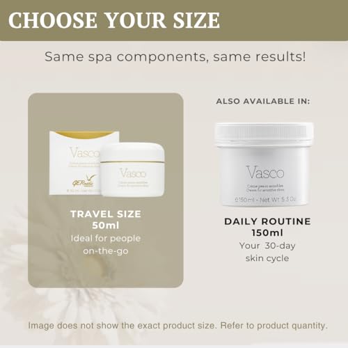 Gernetic VASCO Sensitive Skin Cream, Facial Moisturizer for Sensitive Skin, Helps Reduce the Appearance of Redness, with Chamomile & St. John¡¯s Wort - 50ml/1.7 Fl Oz