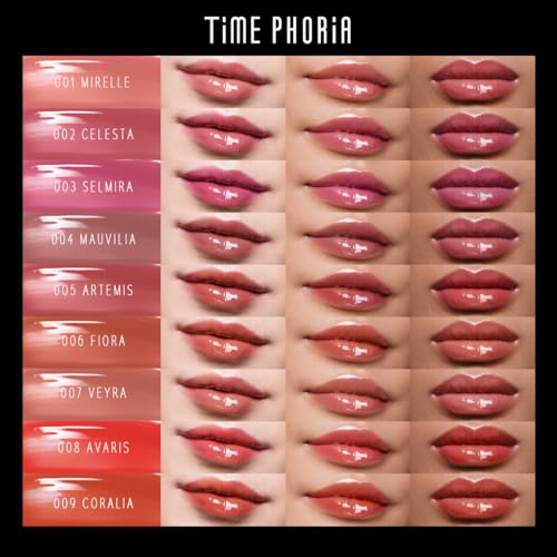 Lunara Frost 3D Lip Gloss, 012 Dunara - Deep Brown, High-Shine Glossy Finish, Juicy Pigment Lip Gloss with 3D Plumping Effect, 24H Hydration with Hyaluronic Acid, Non-Sticky Cushiony Gel