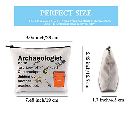 GJTIM Archaeologist Definition Makeup Bag - Anthropology Archaeology Artifact Gift for Students Graduation