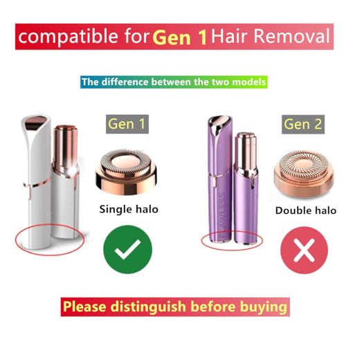 For Flawless Hair Remover 8pcs Replacement Heads Count Replacing Blades Cleaning(8PCS, GEN 1)