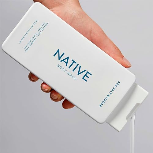 Native Sea Salt & Cedar Body Wash - 18oz, Pack of 2