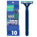 Gillette Sensor2 Plus Pivoting Head Men¡¯s Disposable Razors, 10 Count (Pack of 3)