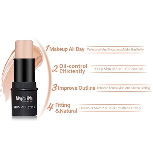 Magical Halo Highlighter Stick Powder Highlighting Brightening Makeup Cosmetic(02#)