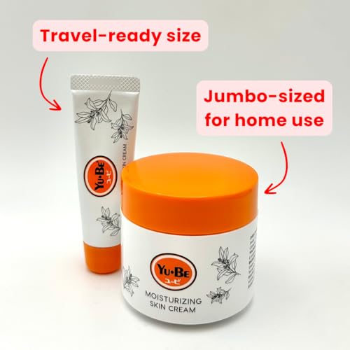 Yu-Be Ultra Hydration Duo (Jar & Tube) ? Deeply Moisturizing Cream for Day & Night | Non-Greasy Formula with Camphor & Vitamins | Softens and Nourishes Dry Skin