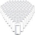 100 Pack 1.7oz Plastic Empty Bottles with Flip Cap Small Travel Size Bottles Hand Sanitizer Bottles Refillable Travel Container for Shampoo Body Soap Lotions Baby Shower (Clear)
