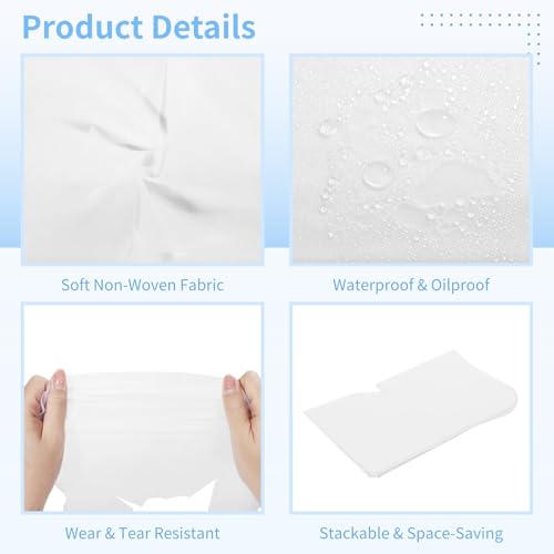 DIMEGON 500PCS Disposable Face Cradle Covers, Disposable Massage Headrest Cover, Single Use Massage Bed Headrest Cushion Cover, Professional Massage Chair Face Cover for Skincare Beauty Salons