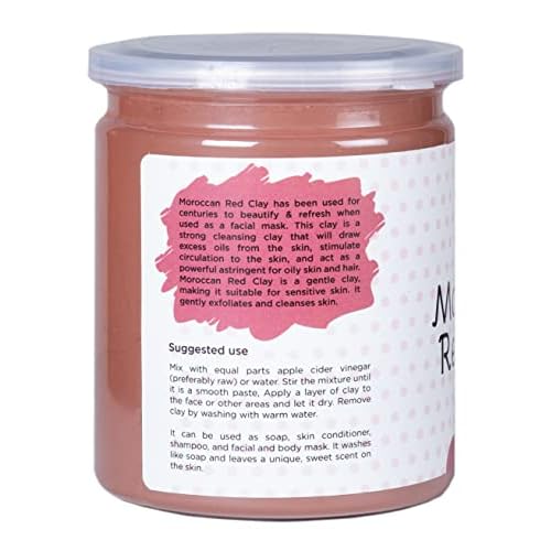 YOGI¡¯S GIFT ? Celebrating health Multi Pack | French Green Clay Powder + Moroccan Red Clay Powder for face bundle