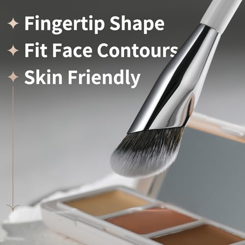 ShellWhite Series Makeup Brushes 7PCS
