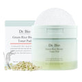 Green Rice Biome Toner Pad (5.54oz/60 Pads) with Probiotic, Exfoliating, Remove Blackheads & Whiteheads, Radiant Skin, Dual-Sided Pad for Sensitive Skin, Fragrance-Free, Vegan Korean Skincare
