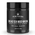 PureNaturis Organic Dead Sea Mud Mask for Face & Body, Premium Spa Quality Pore Minimizer for Acne, Blackheads, Oily Skin -Skin Tightening Formula for Women & Men, Achieves Healthier Complexion 8.8 oz