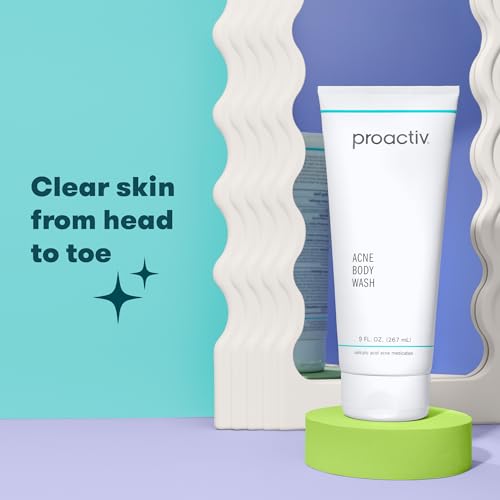 Proactiv Acne Body Wash, Gentle Body Cleanser, Unclogs Pores and Clears Body Blemishes, Salicylic Acid & Glycolic Acid Formula, Soothing Complex of Shea Butter, Vitamin E & Aloe Vera Extract, 9 Fl Oz