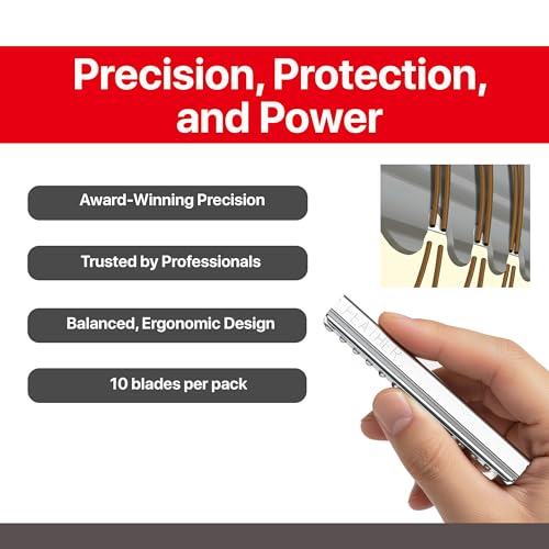 Feather - 7.25-inch Styling Razor Handle ? The Professional tool for Hair Cutting, Thinning, Layering, Texturizing and Feathering - The # 1 Stylist and Barber Razor Tool