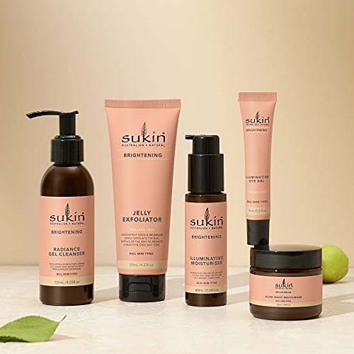 Sukin Brightening Glow Night Moisturiser with Kakadu Plum & Vitamin E, 1.69 Ounce