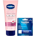 Vaseline Lotion & Lip Therapy Bundle ? Healthy Hands Stronger Nails with Keratin Intensive Care Hand Lotion + Original Lip Balm Tube