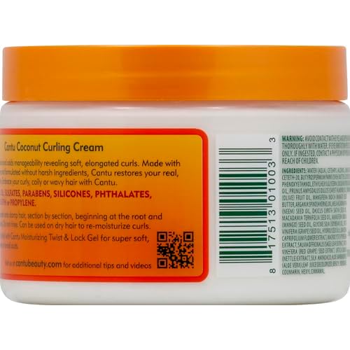 U/S/H/ Cantu S/B Coco Cur Size 12z U/S/H/ Cantu Shea Butter Coconut Curling Cream 12 Oz