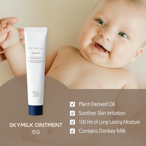 Plant Oil Ointment with Donkey Milk | 15g | Soothing | Moisturizing | Hypoallergenic | Non- Irritating | Ideal for Sensitive Skin | Summer Essentials