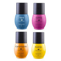 NAIL POLISH GEL SET CATRINA COLLECTION, 4 COLORS, 1/2 Fl Oz each one, by NAIL FACTORY