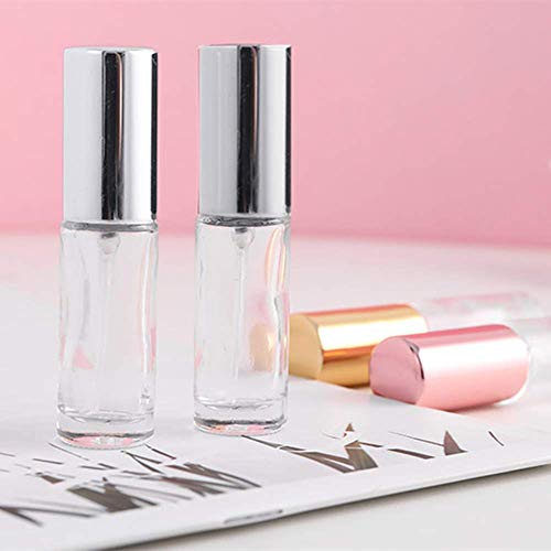 Yosoo 45Pcs Reusable Lipstick Bottle, 1.2ML Empty Lip Gloss Tubes Clear Mini Handmade Containers for Lip Balm DIY Cosmetic Storage Travel Use