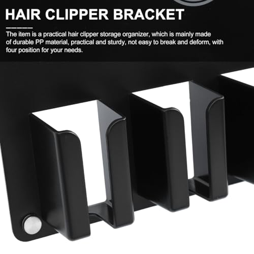 POPETPOP Hair Clipper Holder - Wall-Mounted Hairdressing Trimmers Storage Rack, Electric Hair Clipper Organizer, Barber Station Organizer
