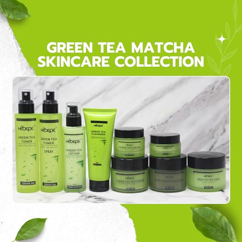 Green Tea Matcha Mud Mask with Aloe Vera, Deep Cleansing, Hydrating, and Relaxing Volcanic Clay Facial Mask, 3.53 oz/100g
