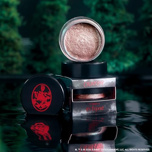 ColourPop x The Twilight Saga Eclipse Jelly Much Gel Eye Shadow - Metallic Eyeshadow with a Water-Based Gel Formula - Intense Color Payoff with Minimized Creasing & Fading - Cullen Coven (0.23 oz)