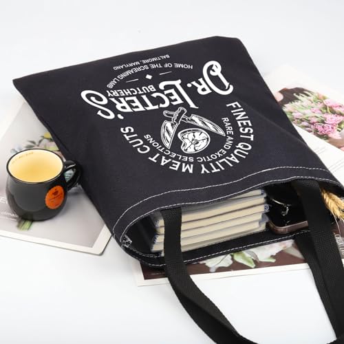 G2TUP Movie Inspired Gift Dr L B Reusable Canvas Tote Bag H L Fan Handbag