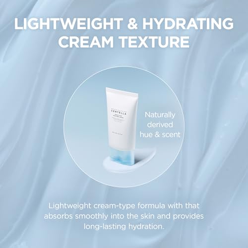 SKIN1004 Hyalu-Cica Moisture Cream, Face Moisturizer with Hyaluronic Acid, Centella Cream for Deep Hydration, Lightweight Nourishing Gel Moisturizer for Face, Korean Skin Care, 2.53 fl oz / 75ml