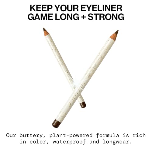 Pacifica Waterproof Eyeliner Pencil ? Fringe Brown Liner Longwear, Smudge-Proof, Eye Liner Eye Makeup Vegan & Cruelty-Free Ophthalmologist Tested