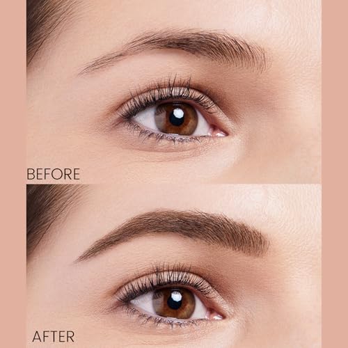 Tinted Eyebrow Gel, Eyebrow Mascara with Ultra-Fine Adjustable Angle Eyebrow Tint Brush, Waterproof Long-Lasting Tinted Brow Gel Eyebrow Stain for Natural Eyebrow Dye,01 Light Brown