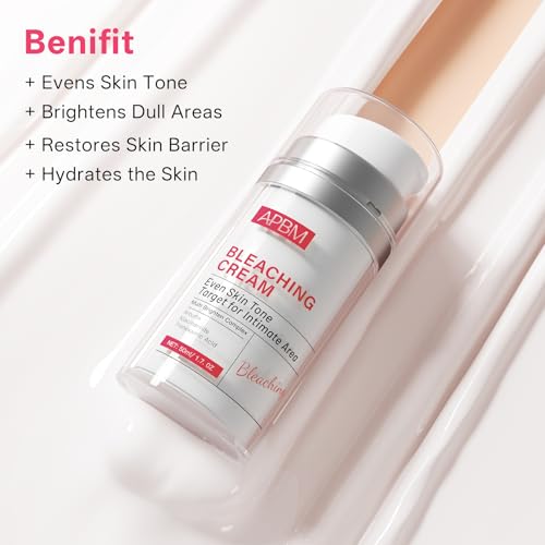 APBM Skin Lightening Cream for Intimate Area with Niacinamide, Arbutin, Tranexamic Acid and Vitamin C, Skin Tone Lightening for Women, Body, Underarm, Knees, Elbows, Inner Thigh, Bikini Areas, 2-Pack