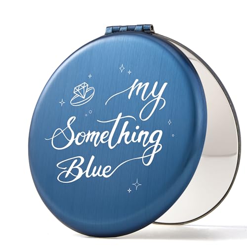 Bride Makeup Mirror My Something Blue Mirror for Bridal Shower Wedding Engagement Gifts