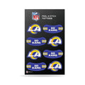 Rico Industries NFL Footbal Peel & Stick Temporary Tattoos - Eye Black - Game Day Approved!