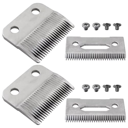 Upgraded 2 Pack 2 Hole Clipper Blade for Wahl ProSeriesPlatinum/Self-CutPro/Pet- Pro/Notfit Multi-Purpose79607 / 5Star / MagicClip / 5StarMagicClipCordless / 5StarSenior