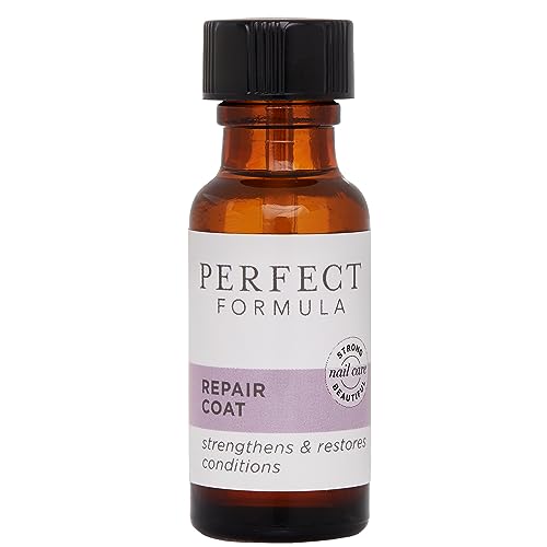 Perfect Formula Repair Coat - Nail Strengthener, Keratin Treatment, Nail Repair for Damaged Nails - Made In The USA .60 fl oz.