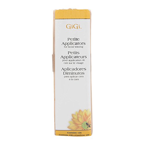 GiGi Wax Sticks for Hair Removal ? Petite, Wax Applicator Sticks, Wooden Waxing Stick for Eyebrow, Chin & Facial Waxing, 100 ct