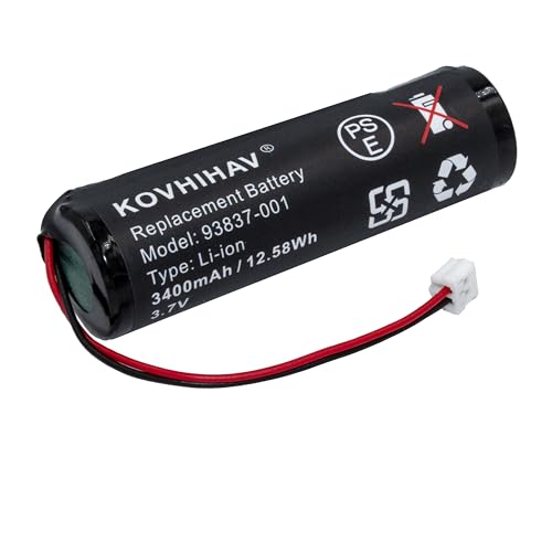 Upgrade 93837-001 Battery for Cordless Clippers,Cordless Senior,Cordless Magic Clip 3.7V Li-ion 3400mAh Large Capacity