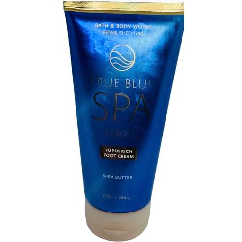 Bath & Body Works Body True Blue Spa Smoothing Super Rich Foot Cream 8 Ounces
