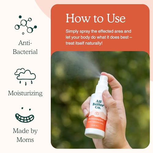 Everything Spray - Topical Skin Spray, Hypochlorous Acid Spray for Body & Face, Supports Against Irritation, Calms Redness, Soothes Feet & Scalp, Daily Toner, Dry Eye & Lash