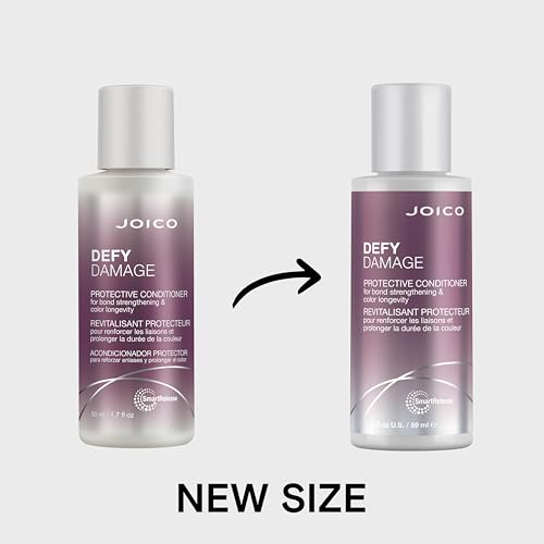 Joico Defy Damage Protective Conditioner | For Color-Treated Hair | Strengthen Bonds & Preserve Hair Color | With Moringa Seed Oil & Arginine