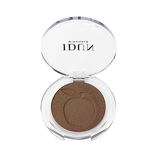 IDUN Minerals Mineral Single Eyeshadow for women - Shimmery Shades To Matte Tones - Ensure A Color-True, Pigmented And Crease-Resistant Result - Nstrot, Brownish Green, 0.12 Ounce