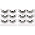 iEnvy False Eyelashes 3 Pairs Fluffy and Natural Multiangle and Volume Faux Mink Lashes (13) (Pack of 2)