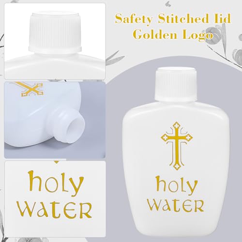 40Pcs Holys Waters Bottles Holy Water Empty Containers 60ml Holy Water Plastic Bottle