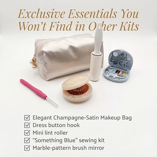 Wedding Emergency Kit | 30+ Essentials | 100+ Pieces | Bridal Emergency Kit for Wedding Day