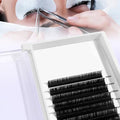 Classic Volume Eyelash Extension 0.05mm Thickness Velvet Single Root Lash Extensions D Curl Individual Professional Salon Lashes Extension for Lash Techs 8-15mm Mixed
