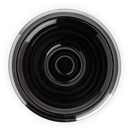 M?HLE Black Porcelain Shaving Dish Bowl for Classic Wet Shaving