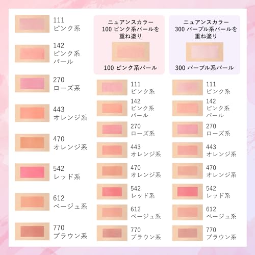 Chifure Powder Cheek Nuance Color -100 Pink Pearl